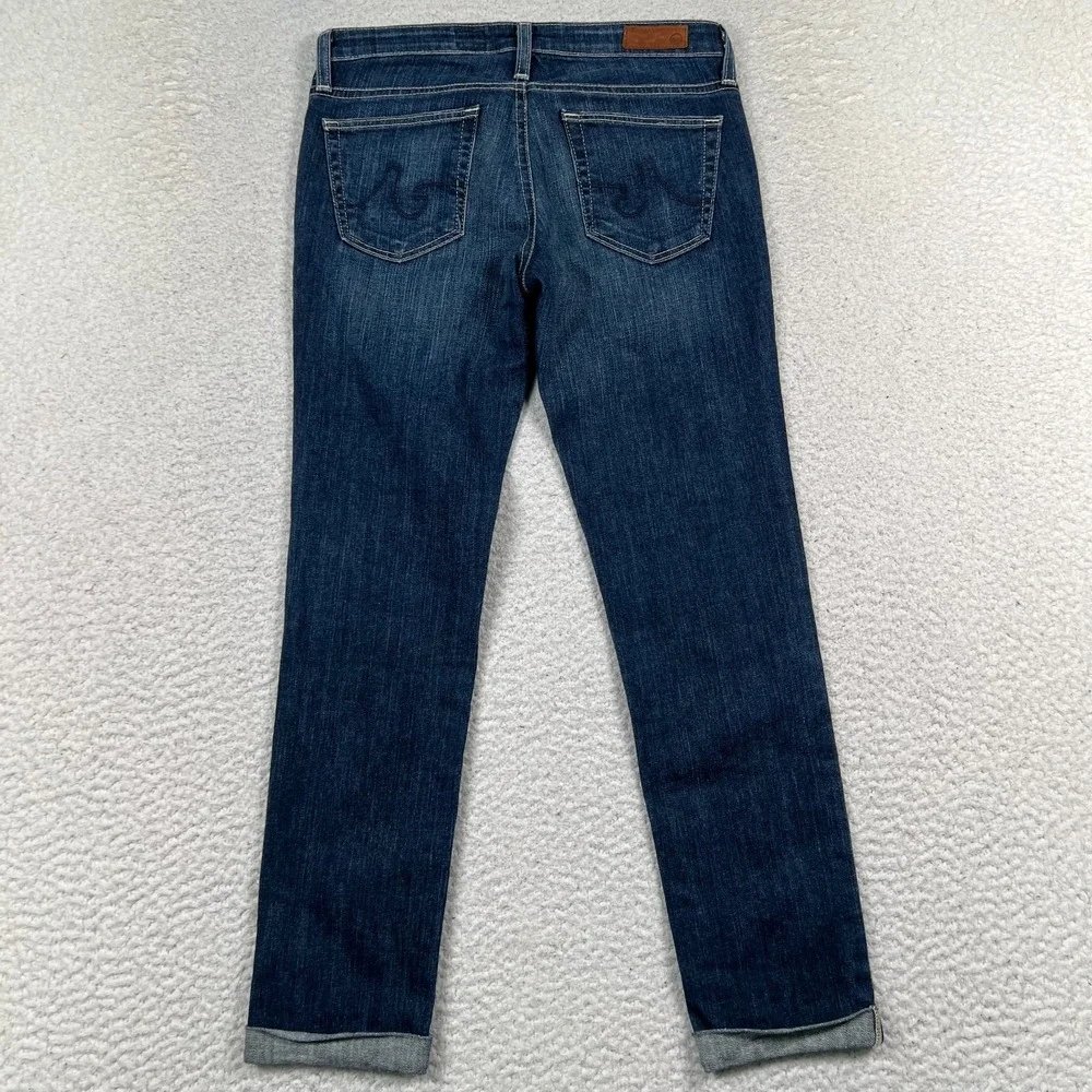 AG the Stilt Roll Up Jeans Womens‎ 26R Denim Blue Adriano Goldschmied Crop Ankle
